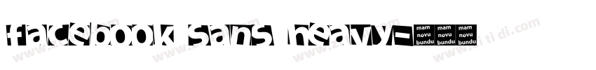 Facebook Sans Heavy字体转换
